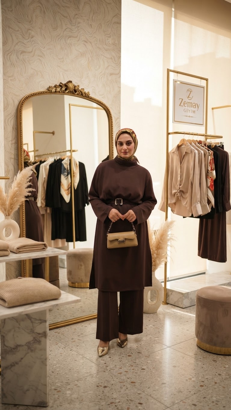 Oysho Kumaş Tunik Pantolonlu Takım