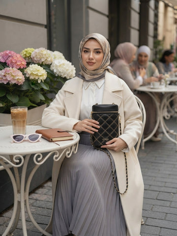 Silindir Form Kapitone Omuz Çantası
