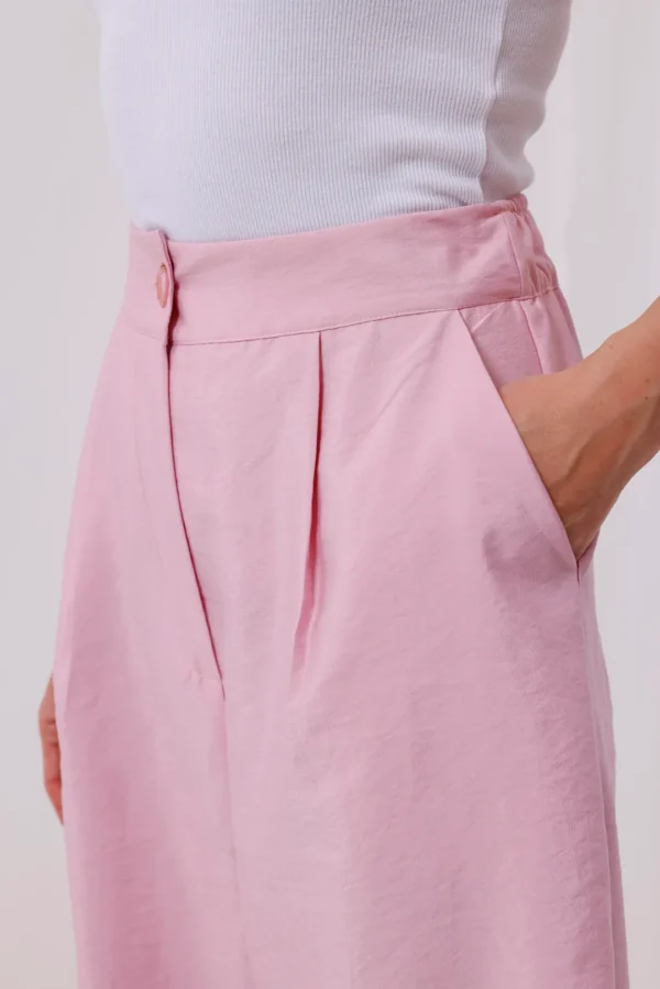 Kadın Modal Kumaş Geniş Paça Pantolon